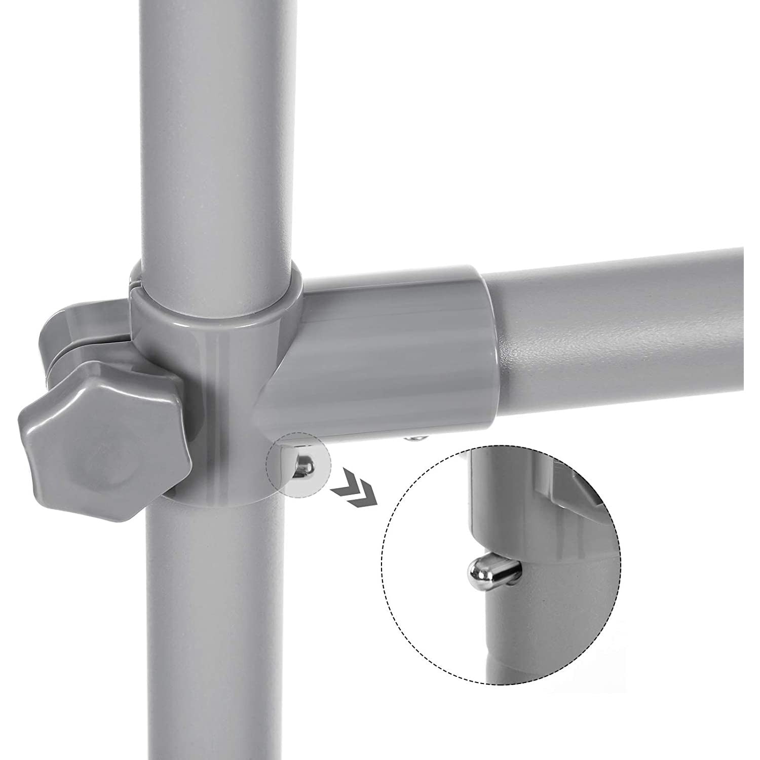 Stalak za odjeću, Dvostruka šipka za odjeću može se produžiti od 87 do 150 cm | SONGMICS-vitahome.hr