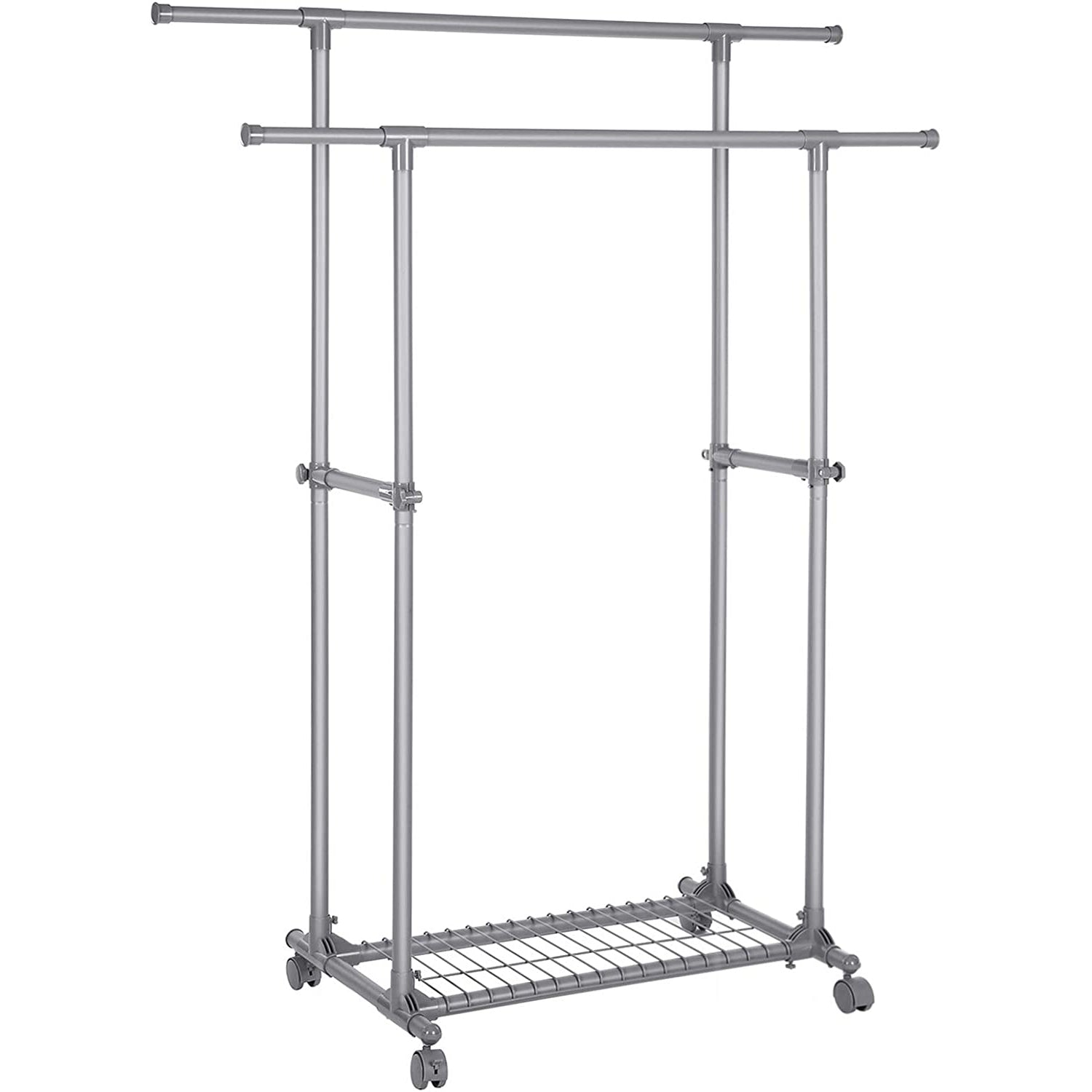 Stalak za odjeću, Dvostruka šipka za odjeću može se produžiti od 87 do 150 cm | SONGMICS-vitahome.hr
