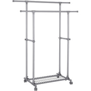 Stalak za odjeću, Dvostruka šipka za odjeću može se produžiti od 87 do 150 cm | SONGMICS-vitahome.hr