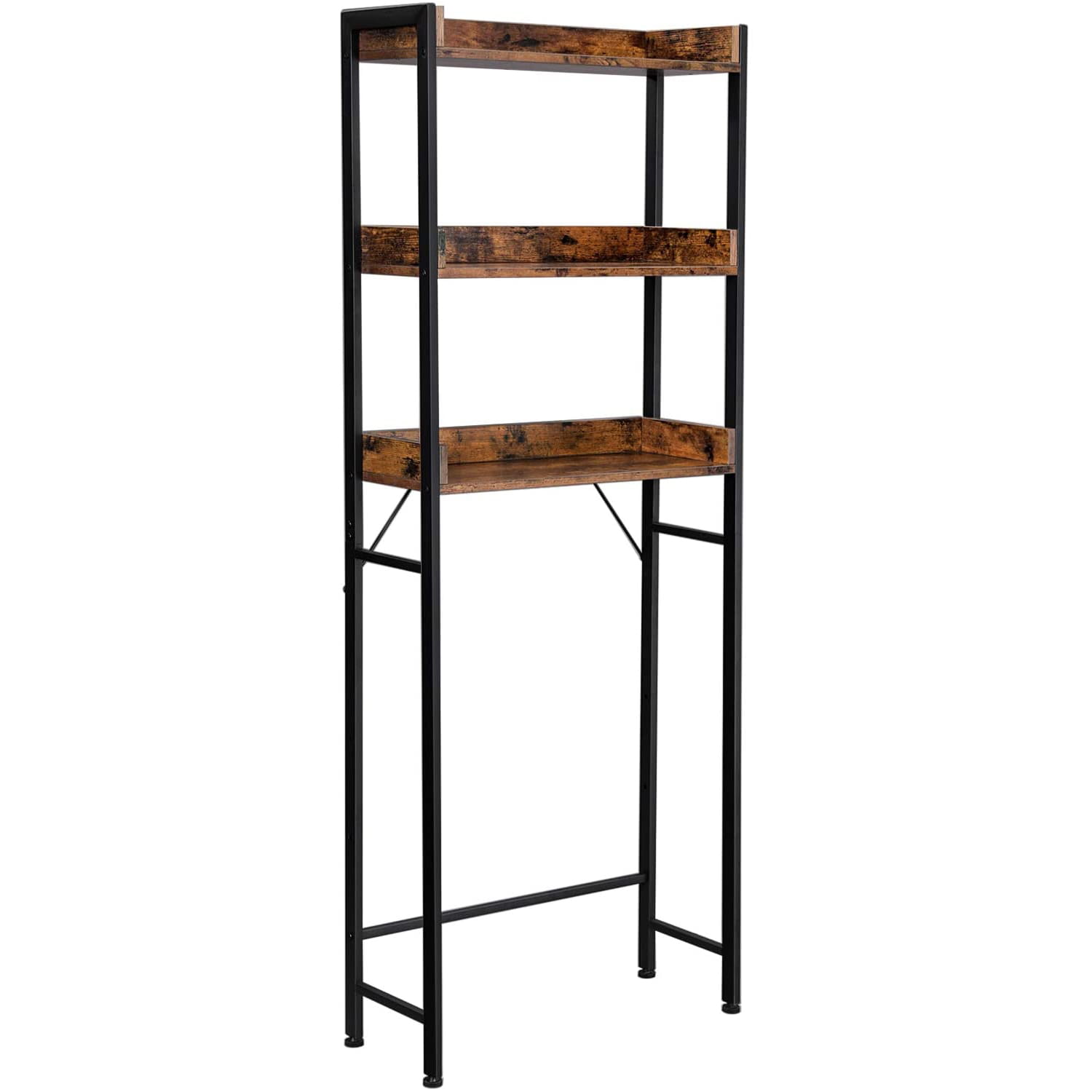 Stalak za odlaganje iznad WC školjke, polica za perilicu rublja 63 x 165 x 25 cm | Vasagle-vitahome.hr
