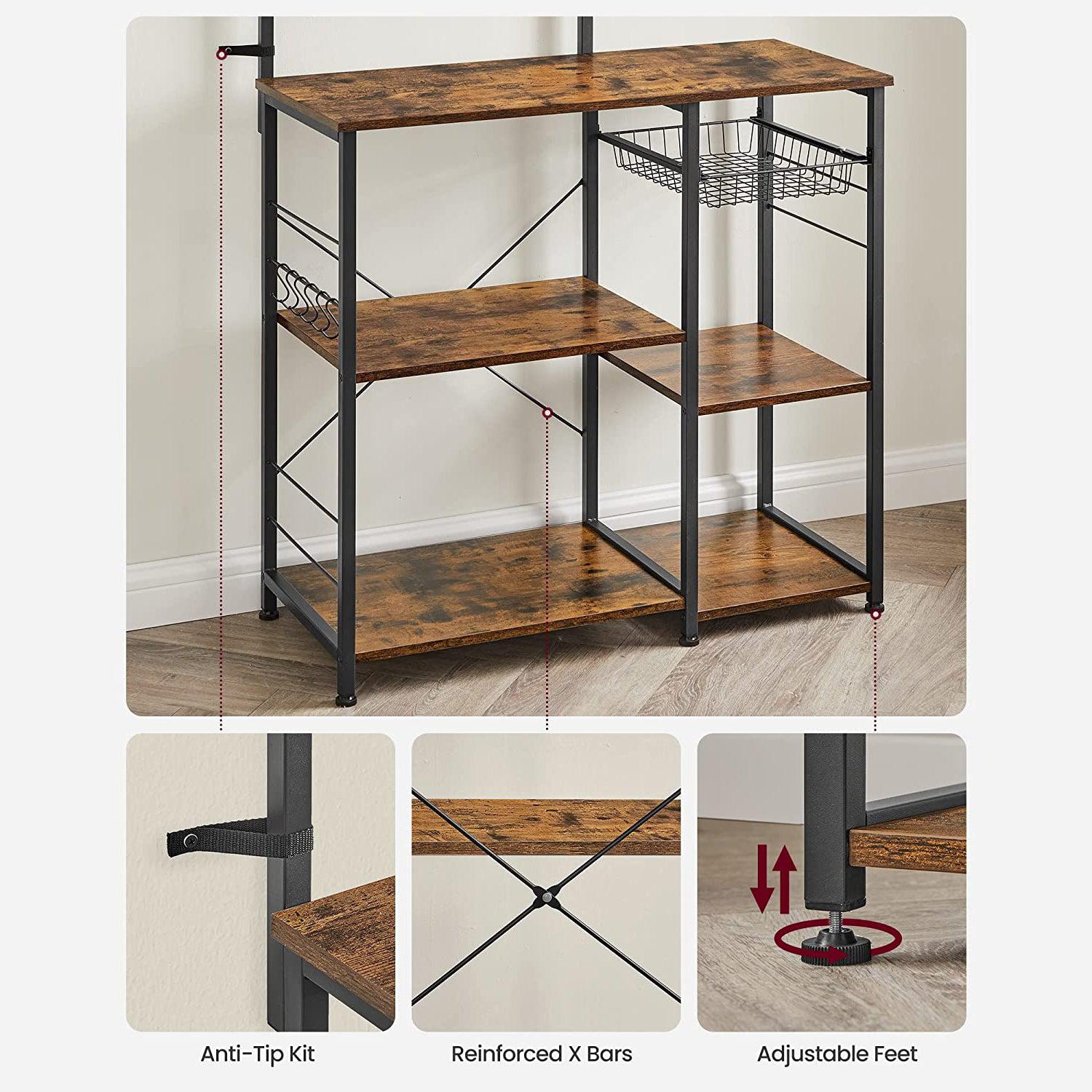 Stalak za pečenje, polica za pečenje, stalak 90 x 40 x 132 cm | Vasagle-vitahome.hr