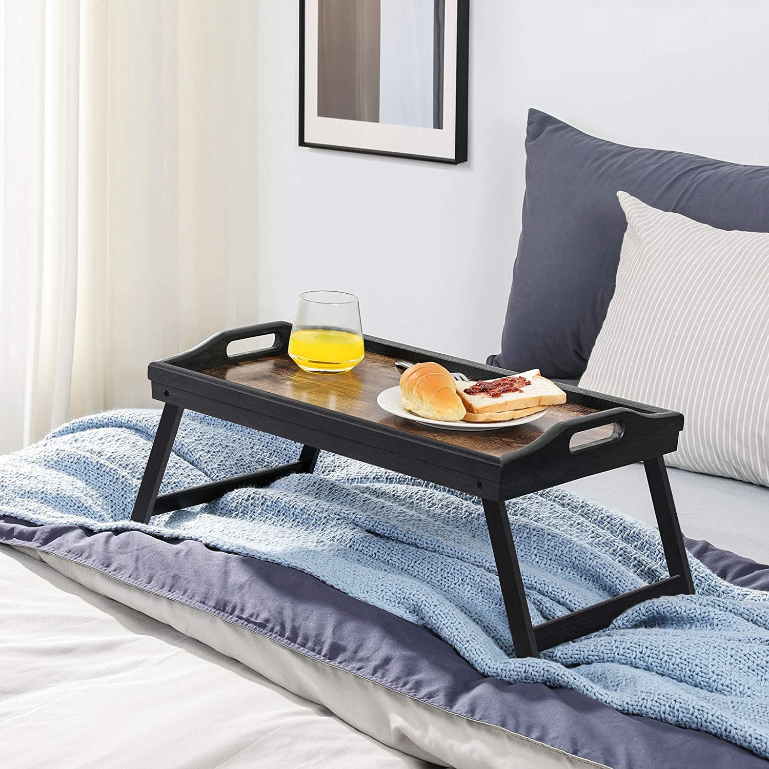 Stalak za prijenosno računalo, poslužavnik za doručak 50 x 30 x 26 cm | SONGMICS-vitahome.hr