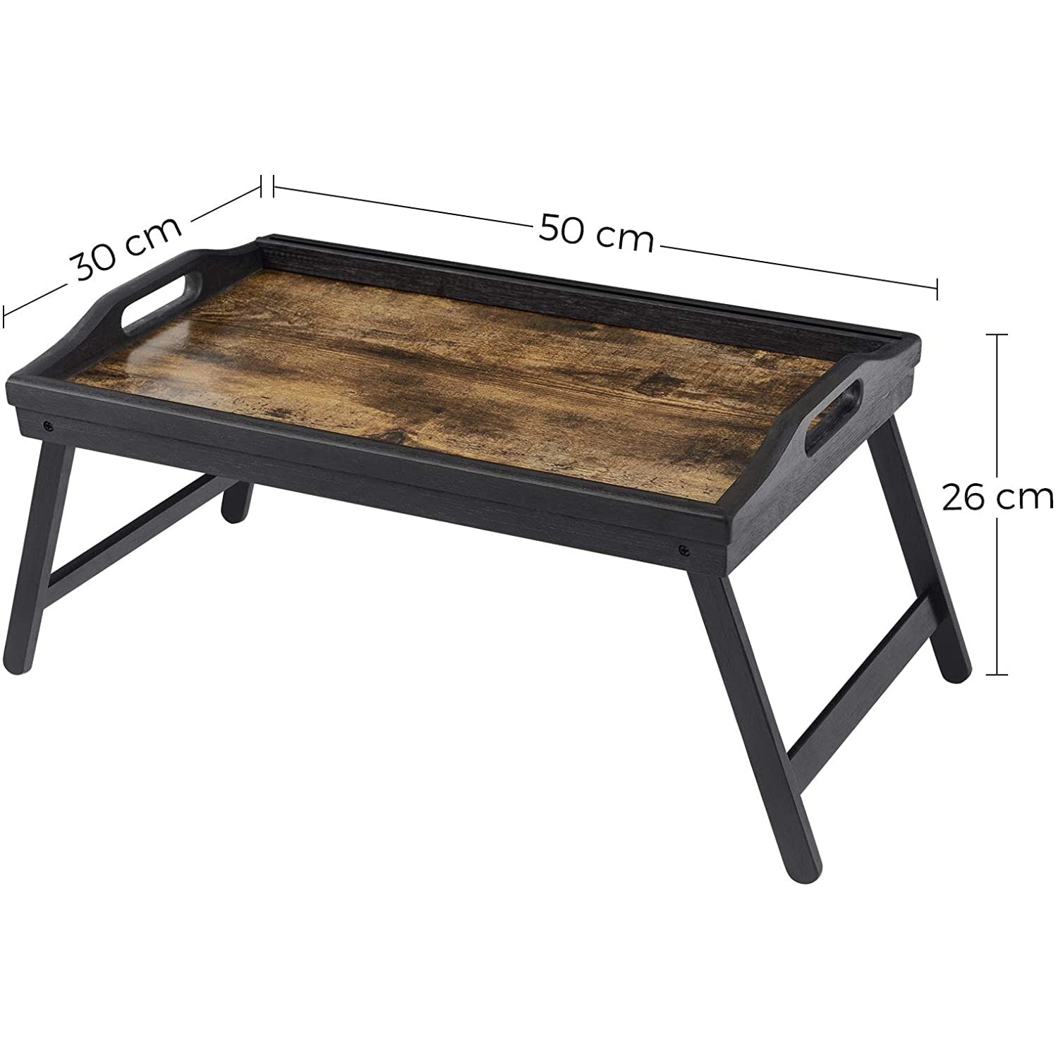 Stalak za prijenosno računalo, poslužavnik za doručak 50 x 30 x 26 cm | SONGMICS-vitahome.hr