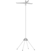 Stalak za sušenje rublja visine 150 cm, sivo-bijeli | SONGMICS-SONGMICS-Vita Home