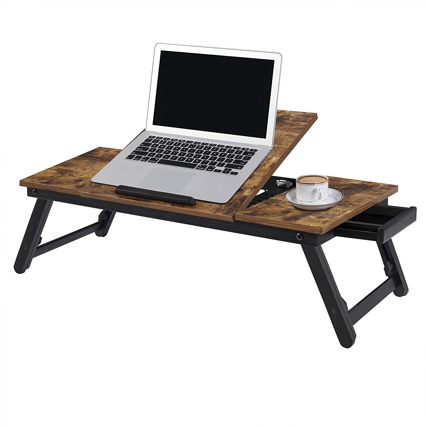 Stol za prijenosno računalo, stalak za laptop, podesivi poslužavnik za doručak | SONGMICS-vitahome.hr