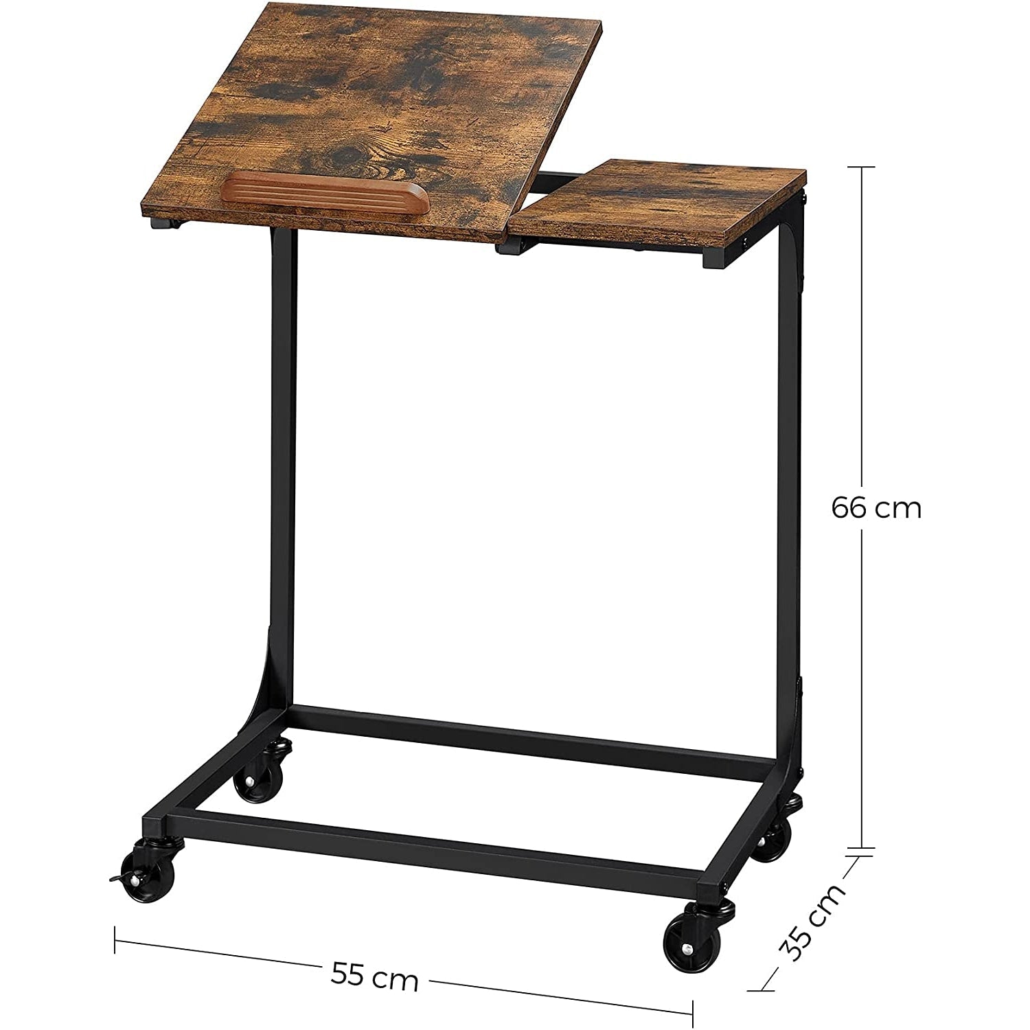 Stol za prijenosno računalo, stolić 55 x 66 x 35 cm | Vasagle-vitahome.hr