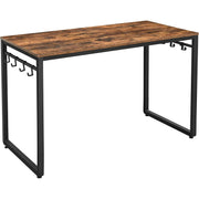 stol za računalo, stol s 8 kuka, 120 x 60 x 75 cm | Vasagle-vitahome.hr