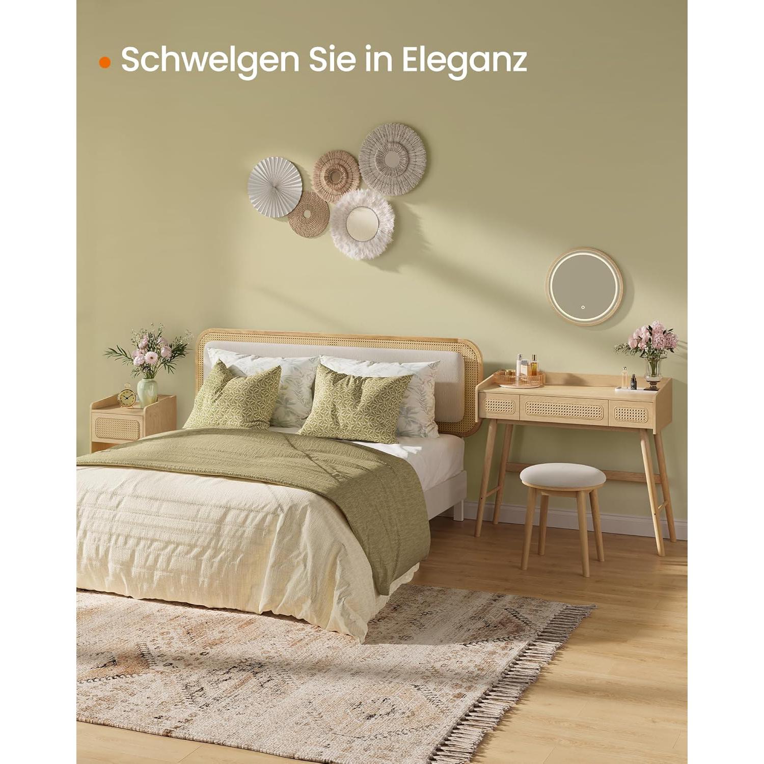 Stolac s udobnom podstavom, nosivost do 120 kg, 37 x 37 x 43 cm, krem-bež | SONGMICS-vitahome.hr