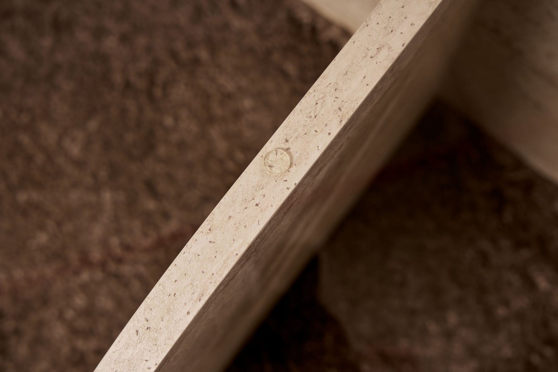Stolić za kavu Aeris - Travertine, Transparent | AG-vitahome.hr