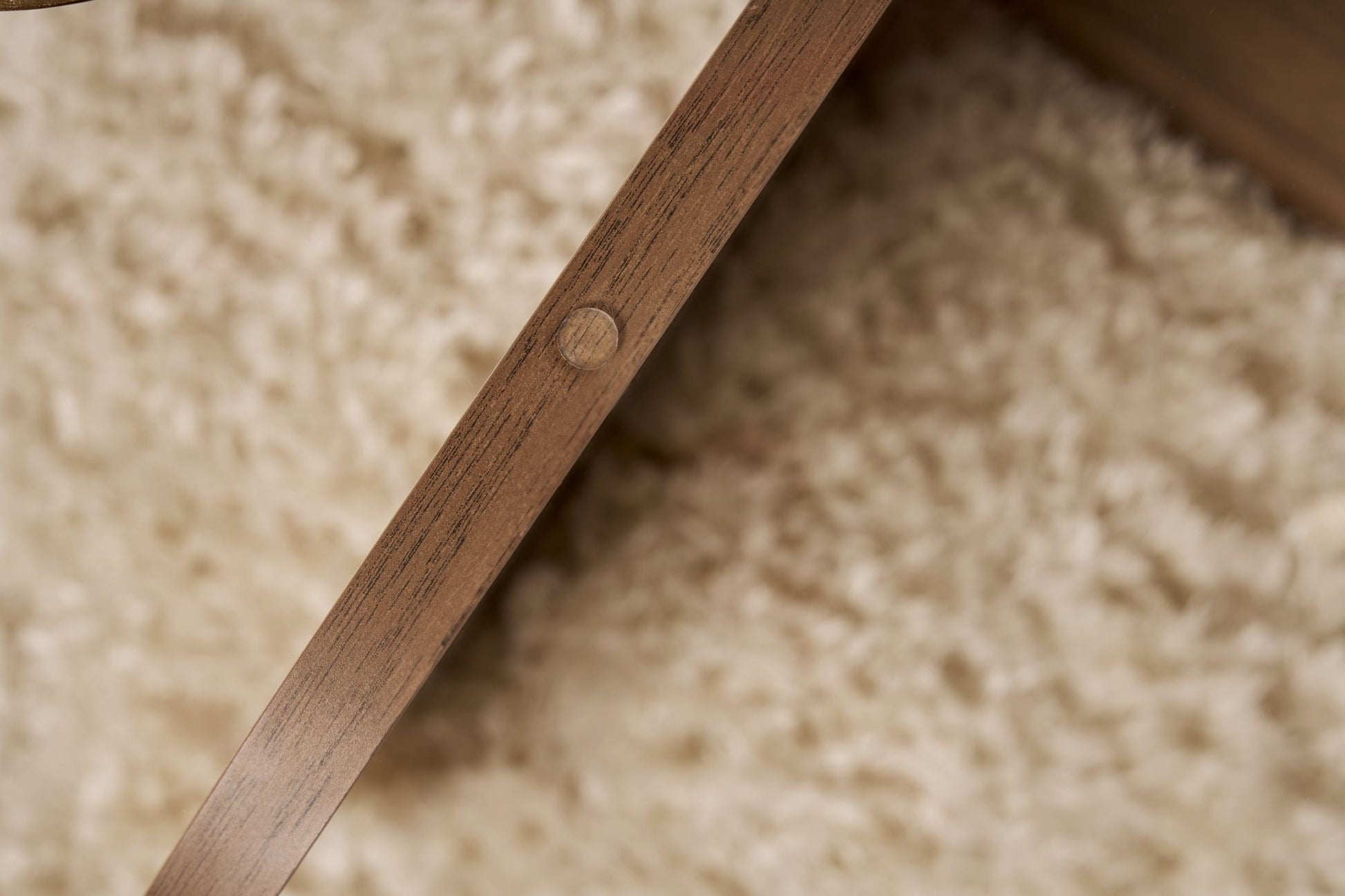 Stolić za kavu Aeris - Walnut, Transparent | AG-vitahome.hr