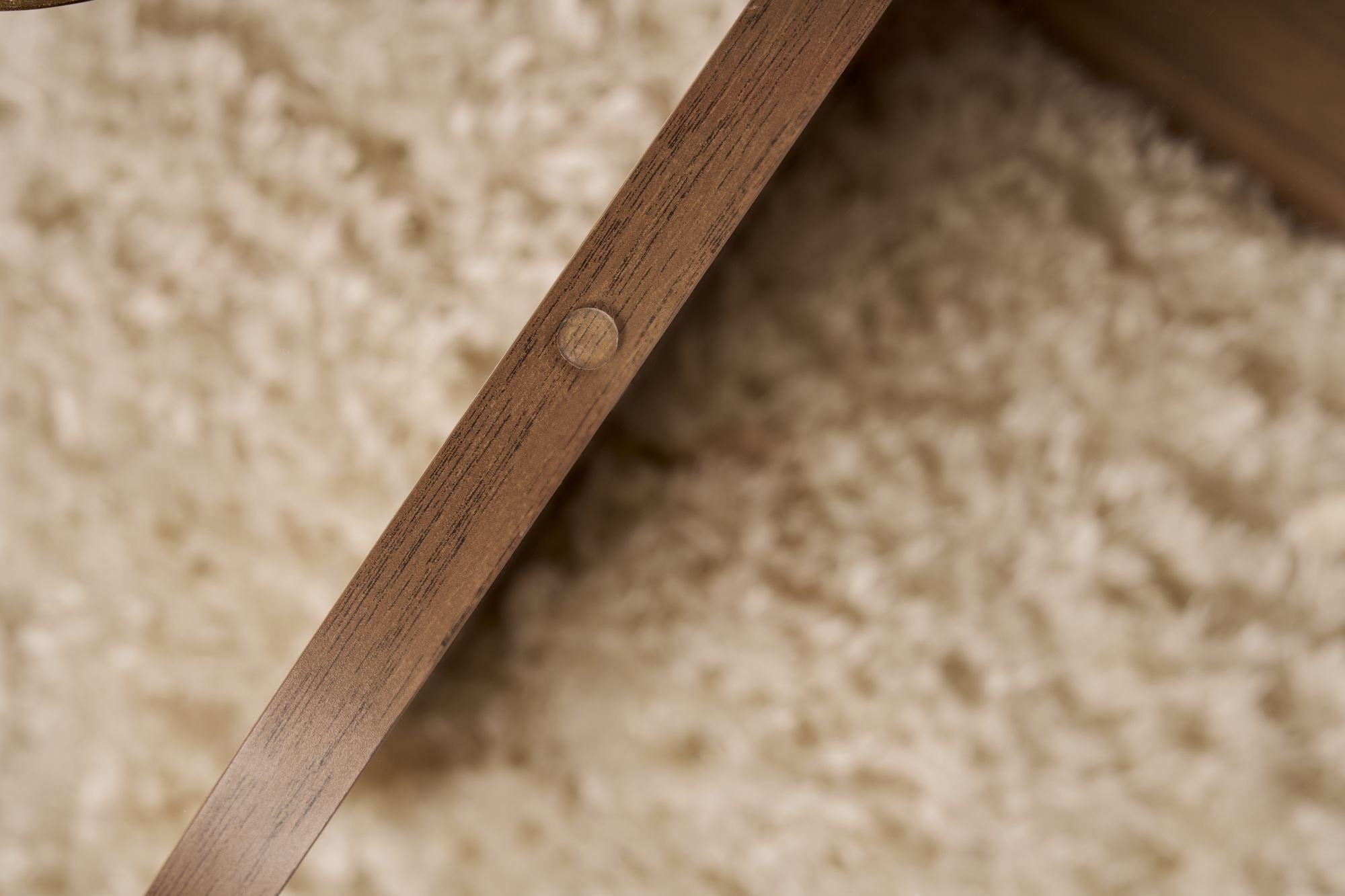 Stolić za kavu Aeris - Walnut, Transparent | AG-vitahome.hr