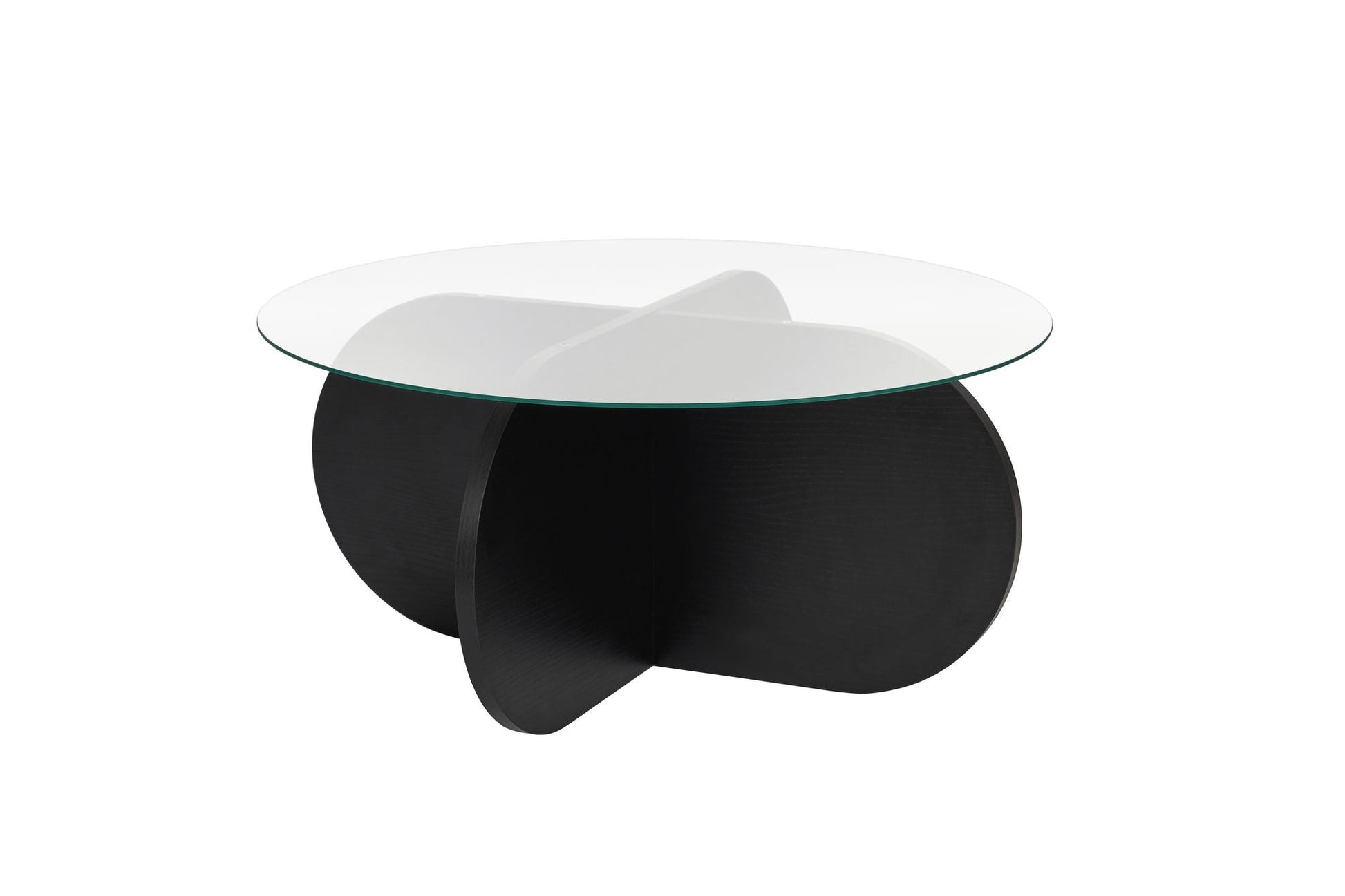 Stolić za kavu Aeris - Wood Black, Transparent | AG-vitahome.hr