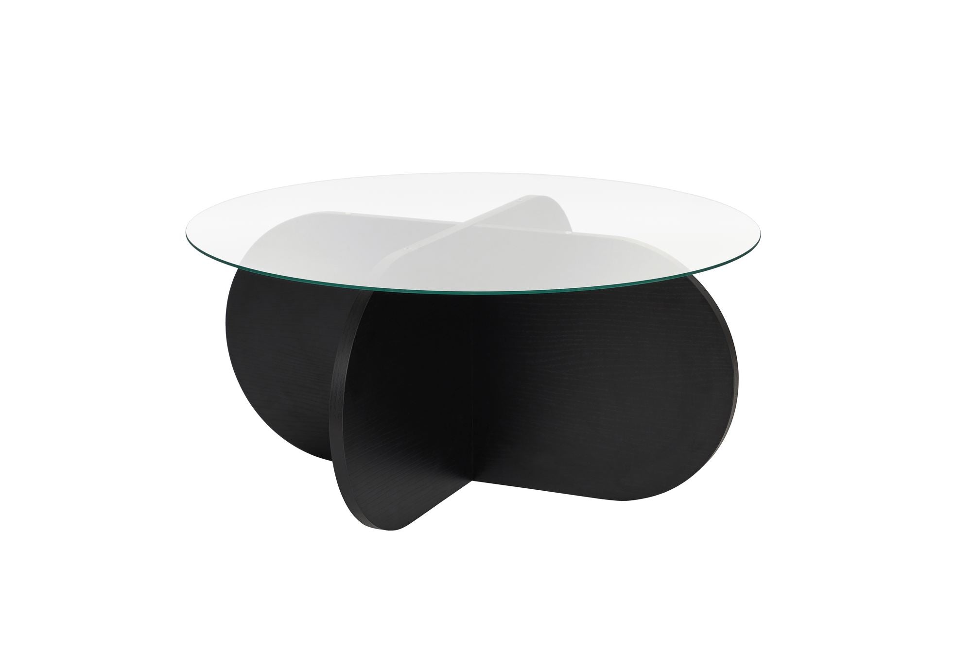 Stolić za kavu Aeris - Wood Black, Transparent | AG-vitahome.hr