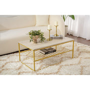 Stolić za kavu Asude - Gold, Travertine | AG-vitahome.hr