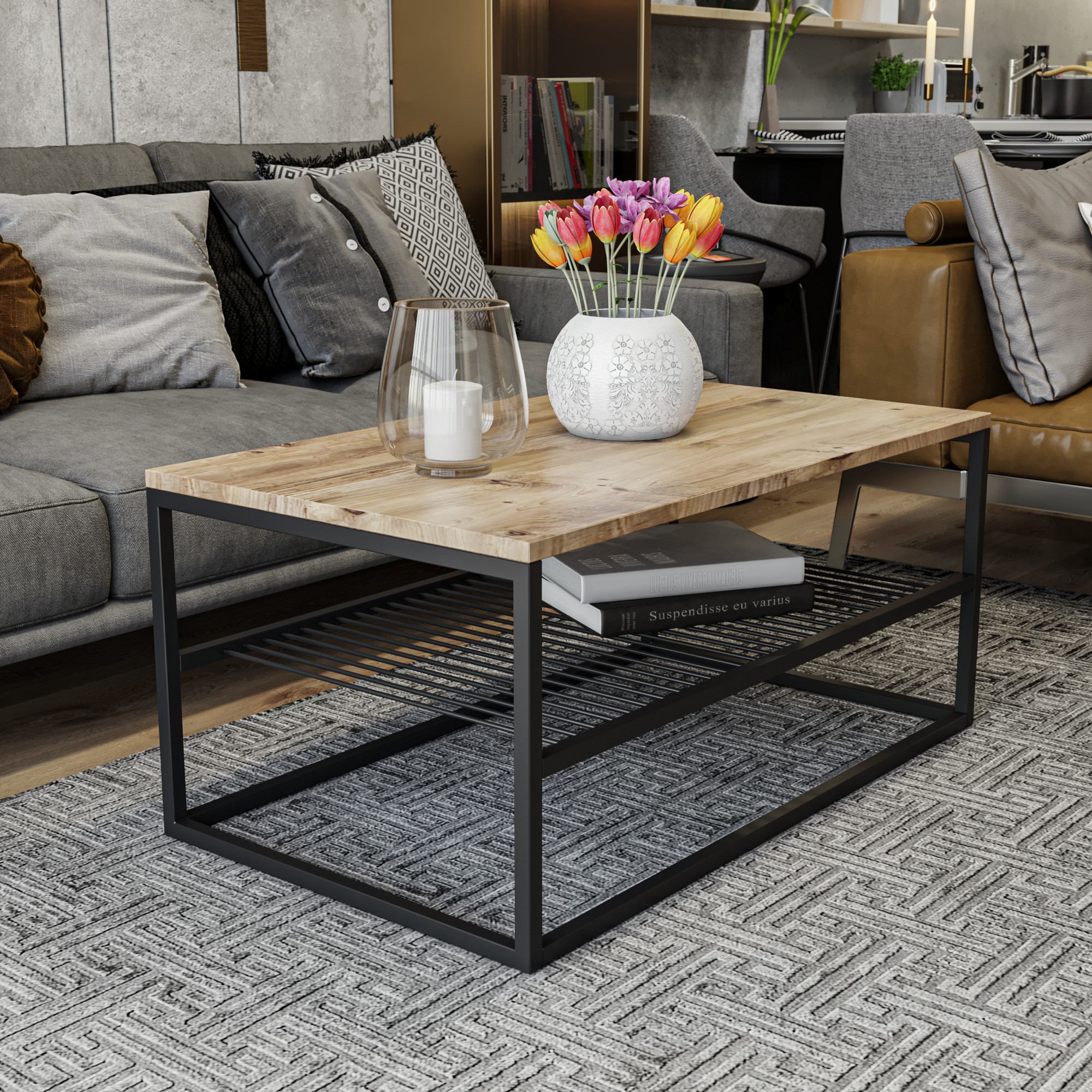 Stolić za kavu Asude - Pine | AG-vitahome.hr