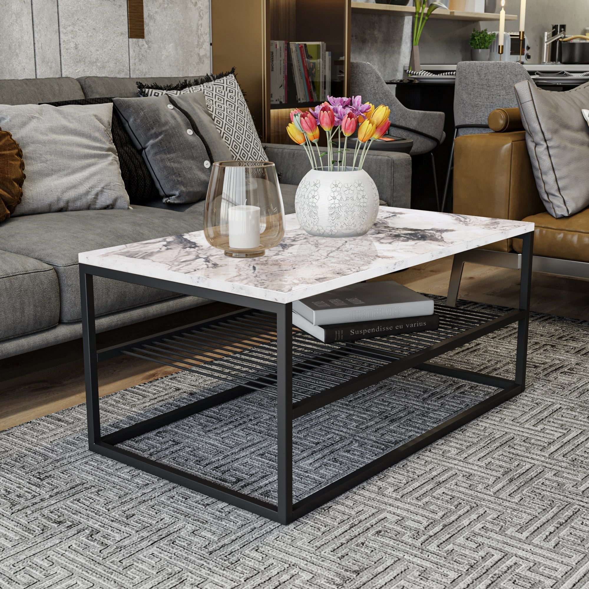 Stolić za kavu Asude - White | AG-vitahome.hr