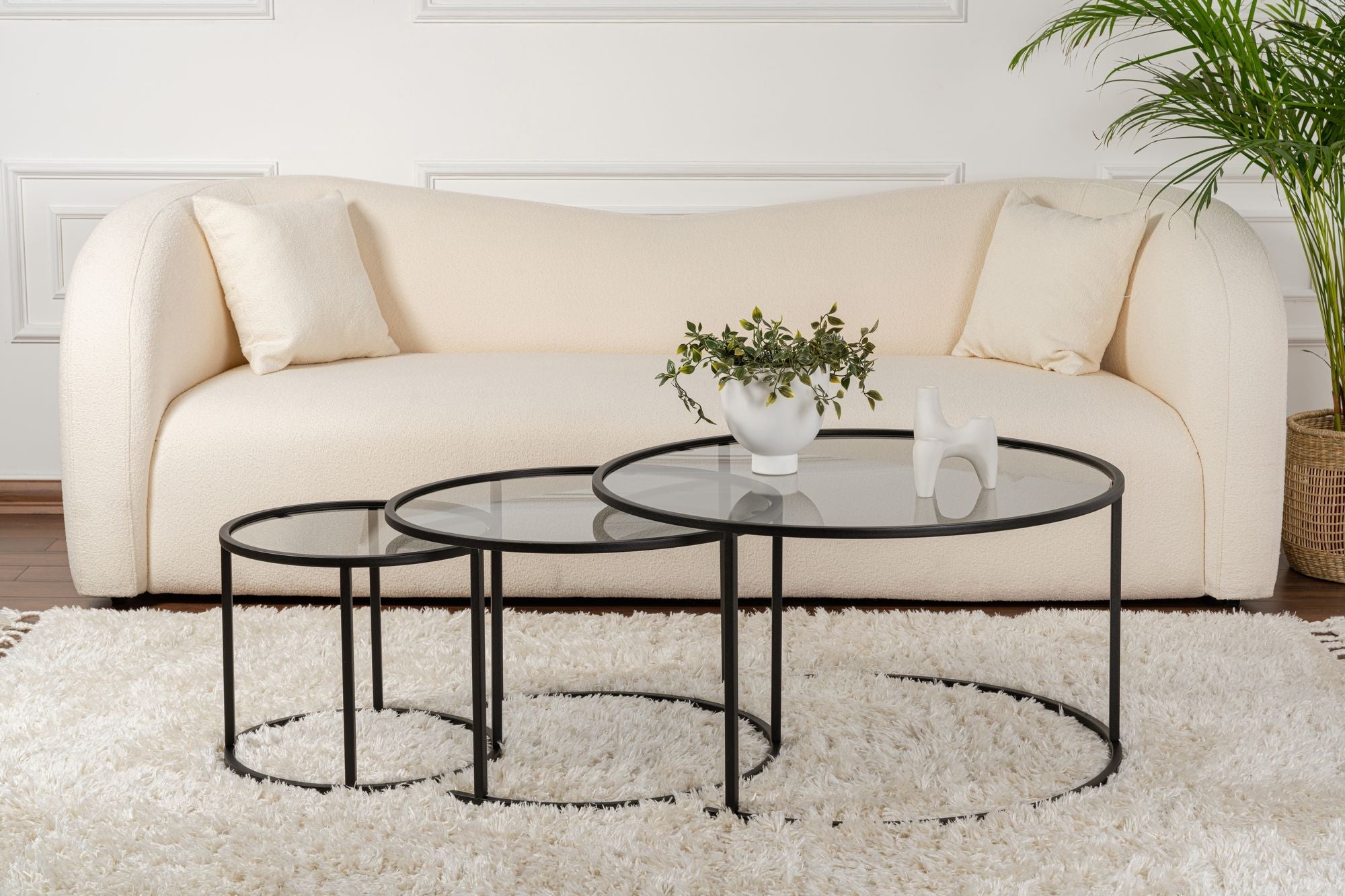 Stolić za kavu Aurum - 80, 60, 42 - Black, Grey | AG-vitahome.hr