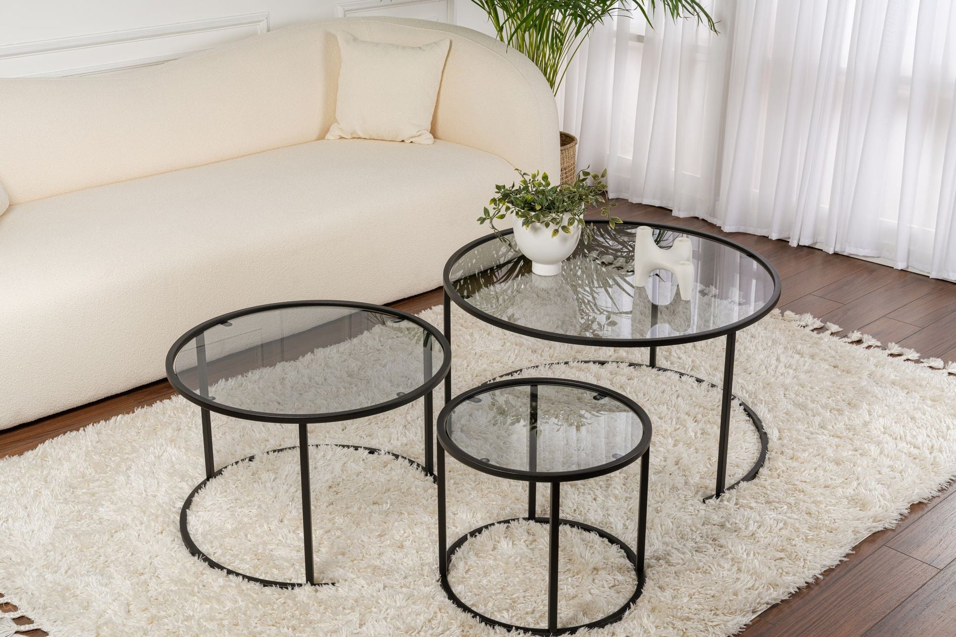 Stolić za kavu Aurum - 80, 60, 42 - Black, Grey | AG-vitahome.hr