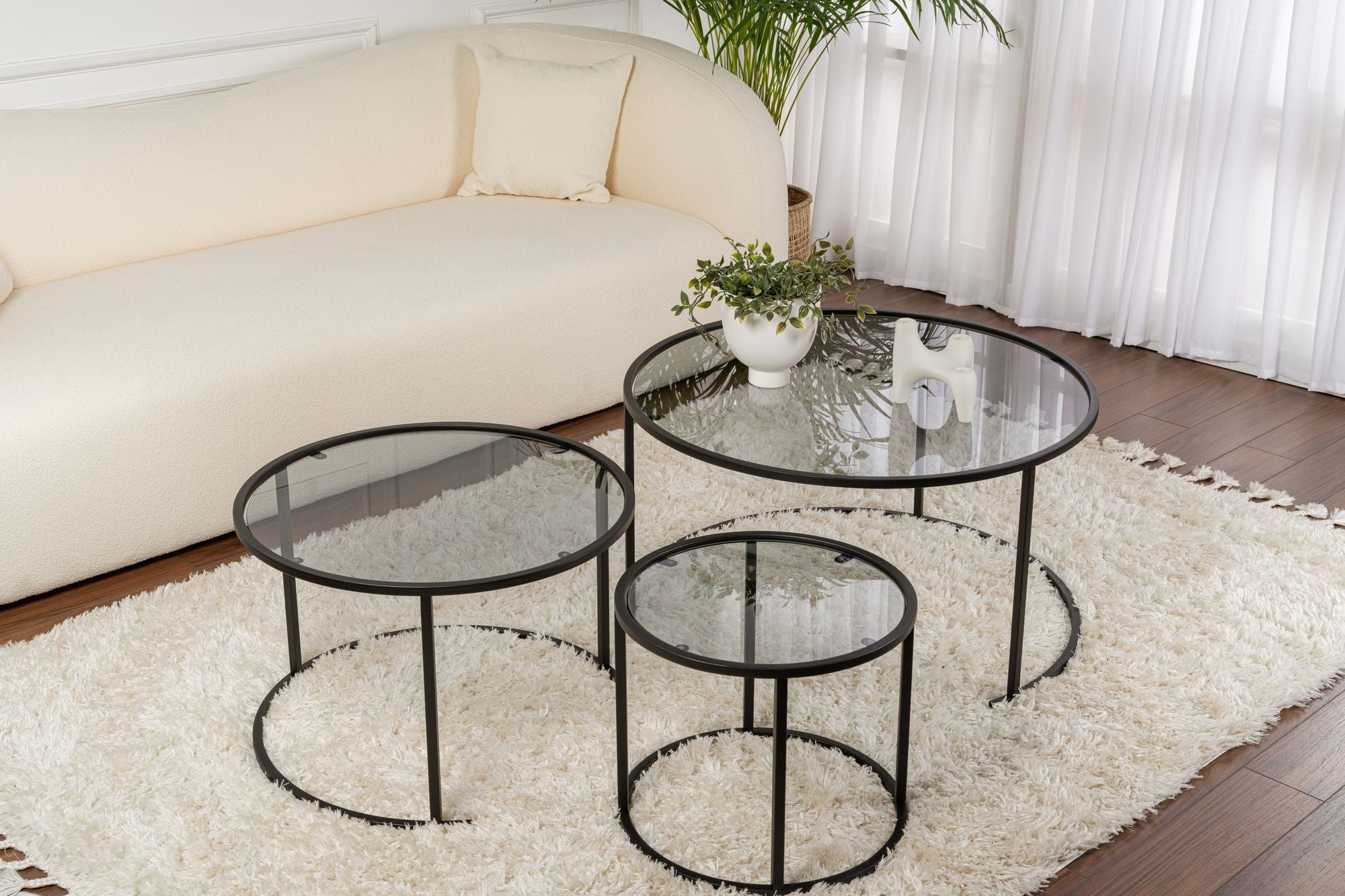Stolić za kavu Aurum - 80, 60, 42 - Black, Grey | AG-vitahome.hr
