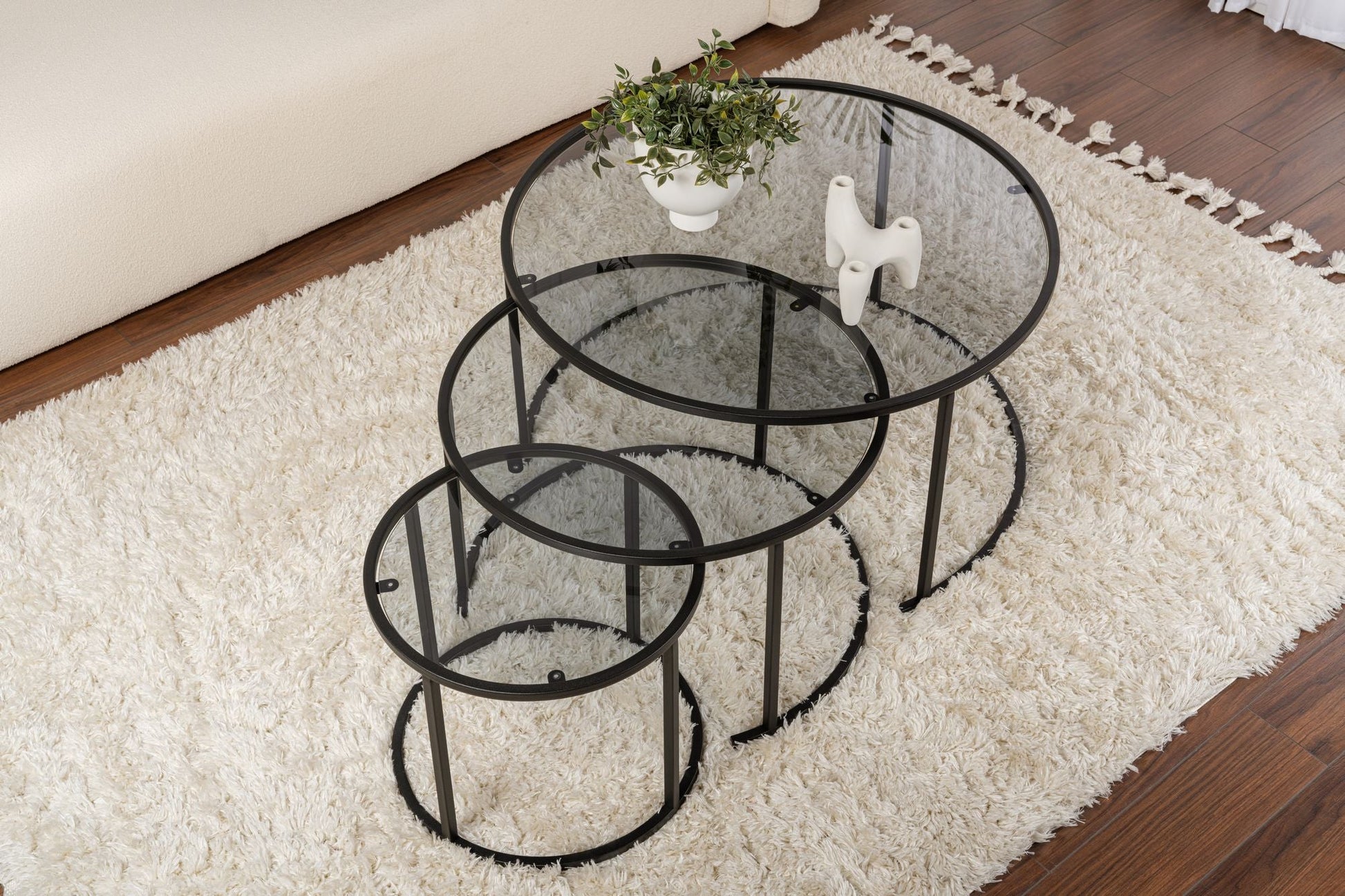 Stolić za kavu Aurum - 80, 60, 42 - Black, Grey | AG-vitahome.hr