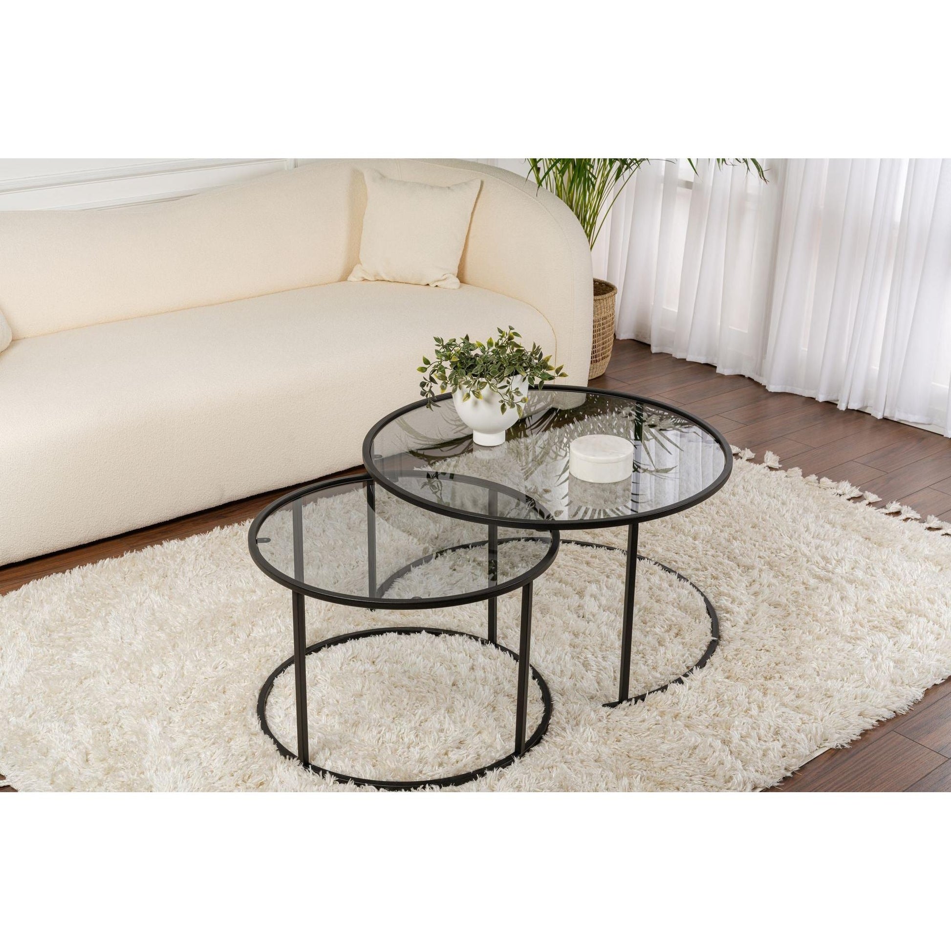 Stolić za kavu Aurum - 80, 60 - Black, Grey | AG-vitahome.hr