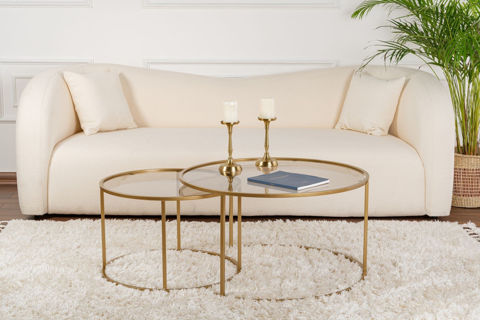 Stolić za kavu Aurum - 80, 60 - Gold, Bronze | AG-vitahome.hr