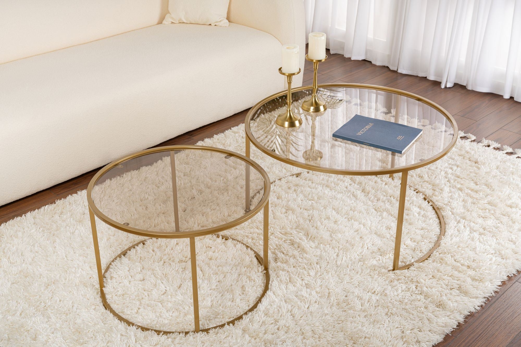 Stolić za kavu Aurum - 80, 60 - Gold, Bronze | AG-vitahome.hr