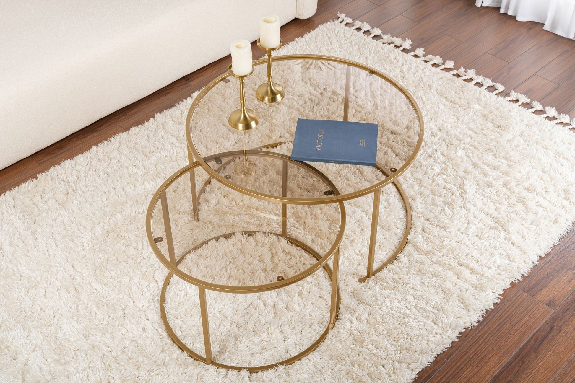 Stolić za kavu Aurum - 80, 60 - Gold, Bronze | AG-vitahome.hr