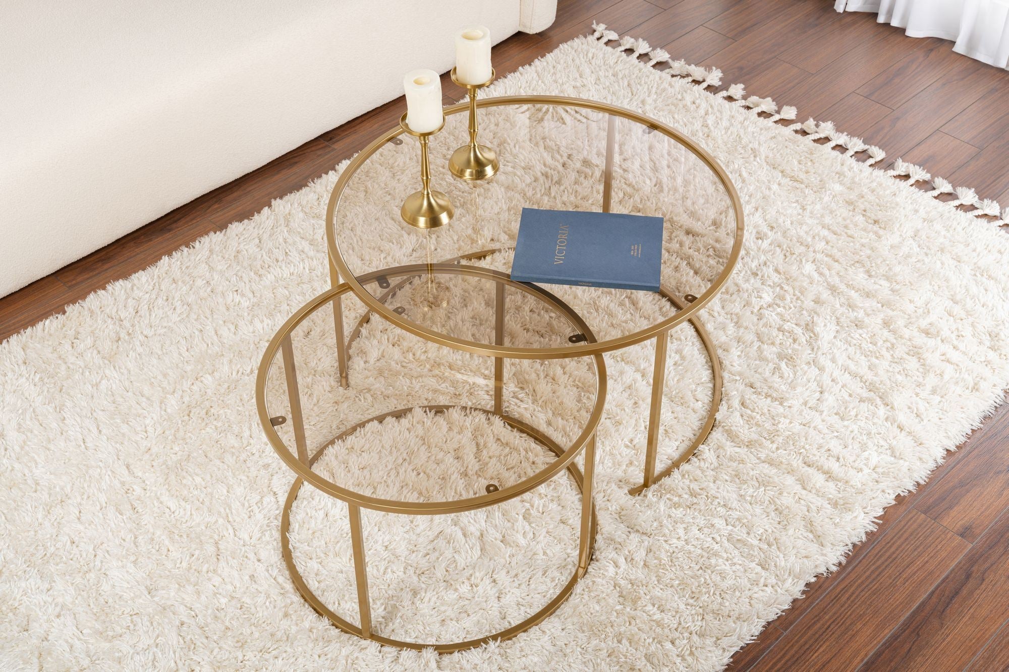 Stolić za kavu Aurum - 80, 60 - Gold, Bronze | AG-vitahome.hr