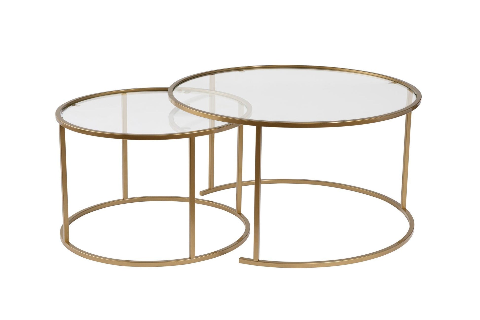 Stolić za kavu Aurum - 80, 60 - Gold, Transparent | AG-vitahome.hr