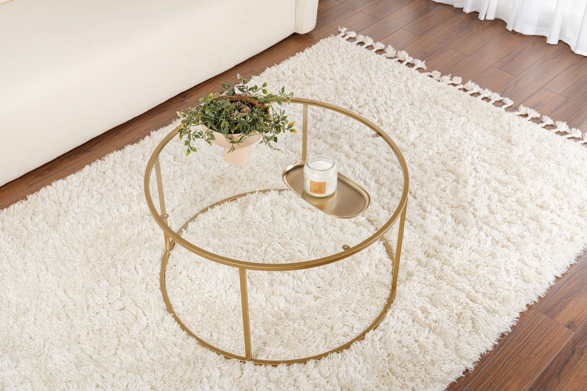 Stolić za kavu Aurum - 80 - Gold, Transparent | AG-vitahome.hr