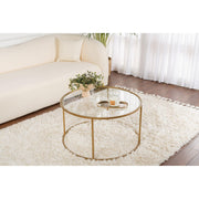 Stolić za kavu Aurum - 80 - Gold, Transparent | AG-vitahome.hr
