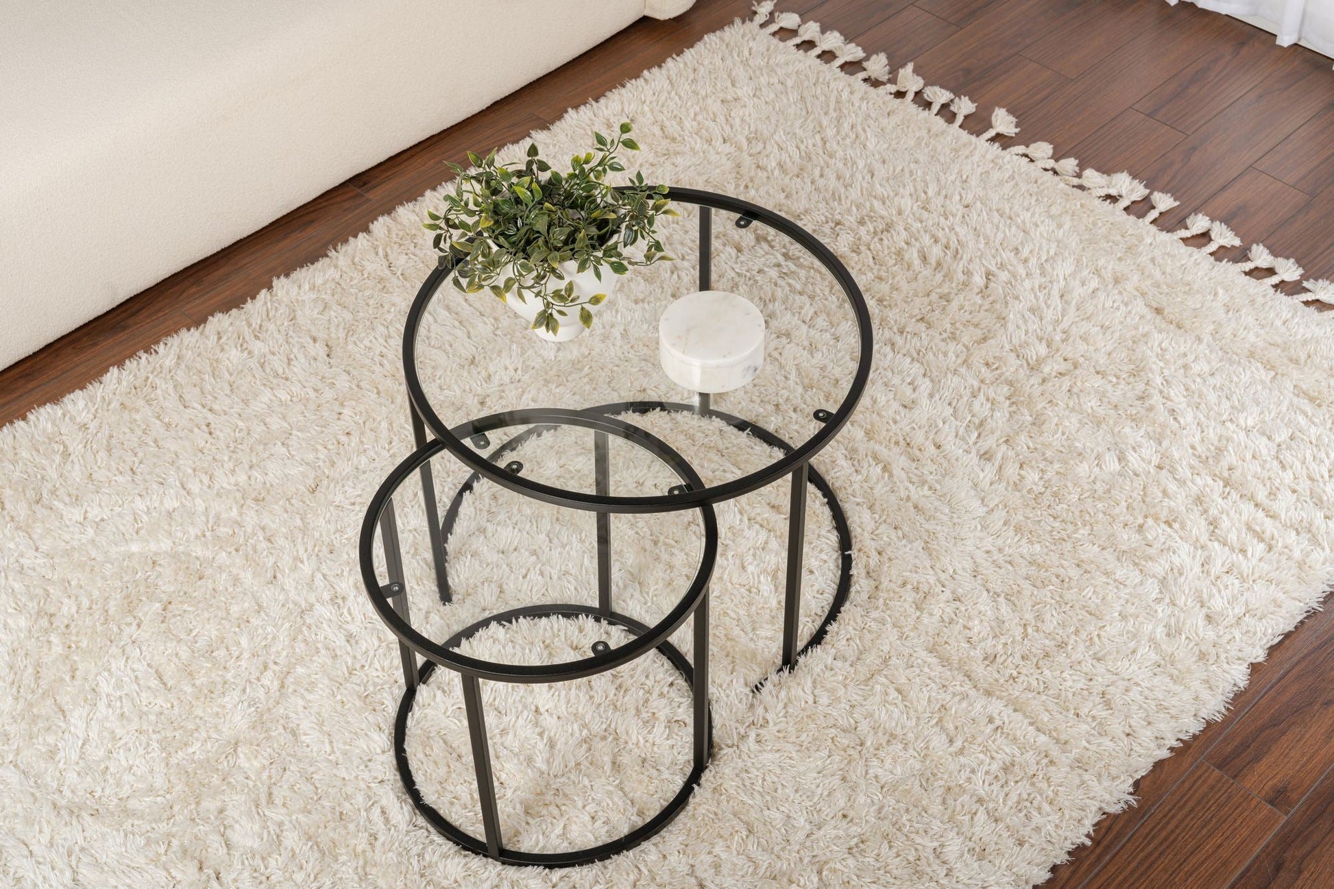 Stolić za kavu Black-Transparent-60-42 | AG-vitahome.hr