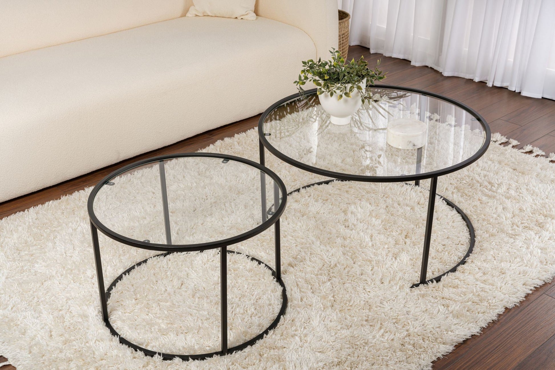 Stolić za kavu Black-Transparent-80-60 | AG-vitahome.hr
