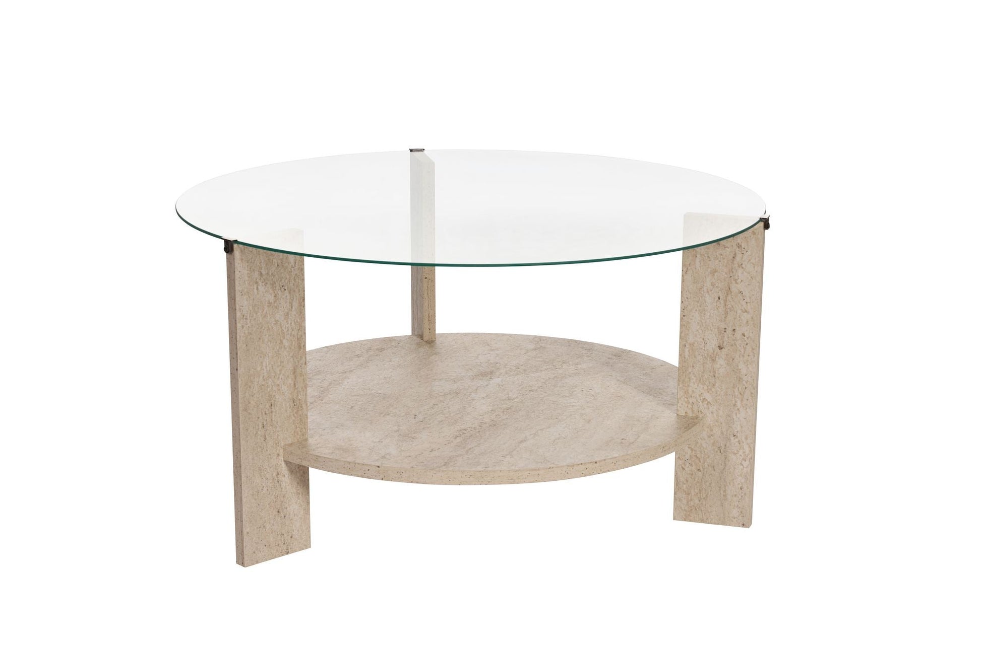 Stolić za kavu Clara - Travertine, Transparent | AG-vitahome.hr