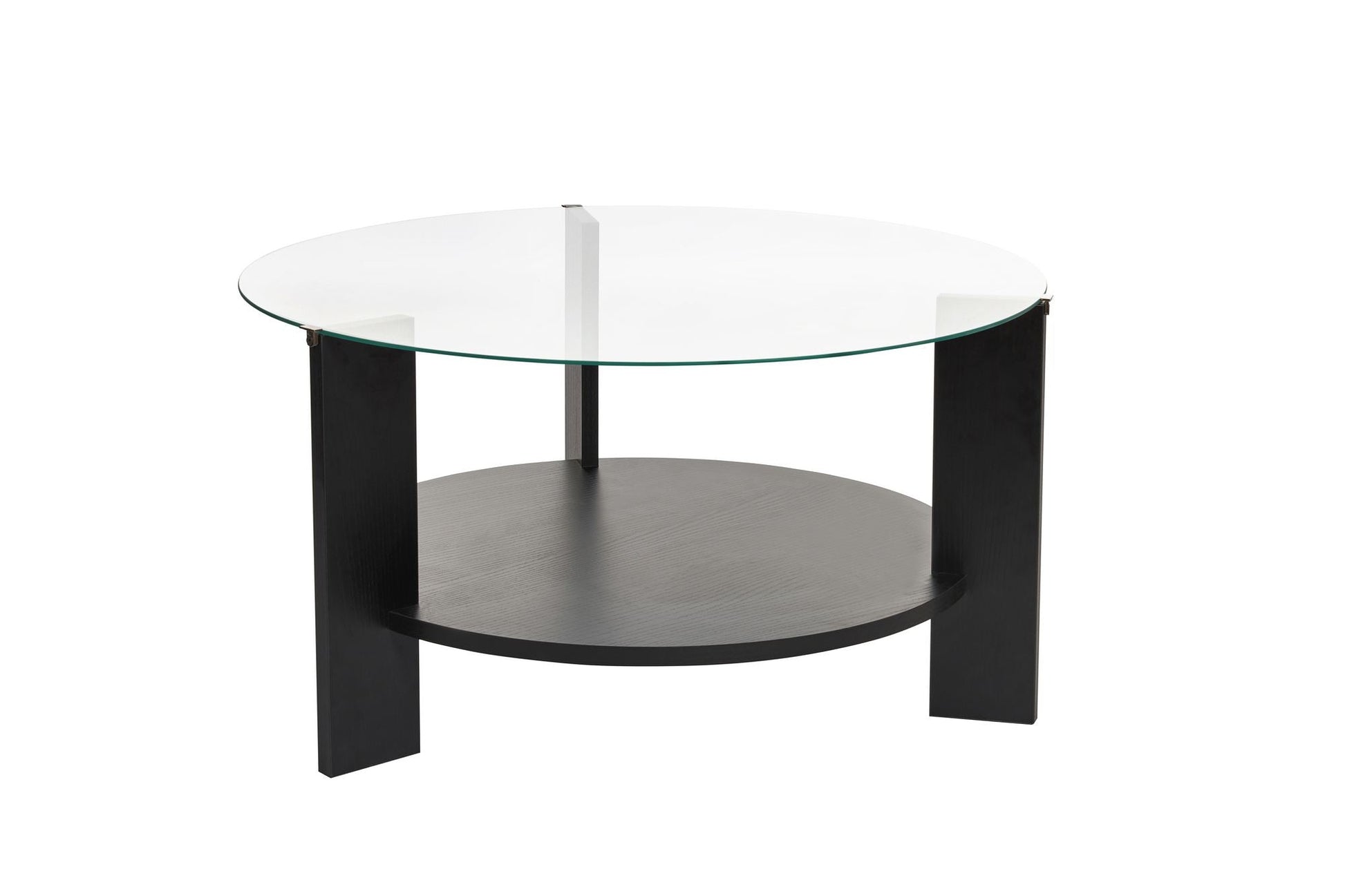 Stolić za kavu Clara - Wood Black, Transparent | AG-vitahome.hr