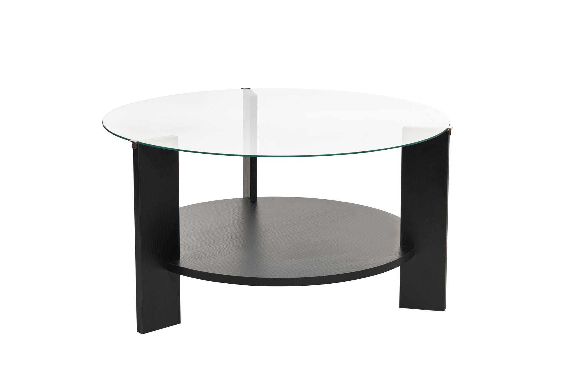 Stolić za kavu Clara - Wood Black, Transparent | AG-vitahome.hr