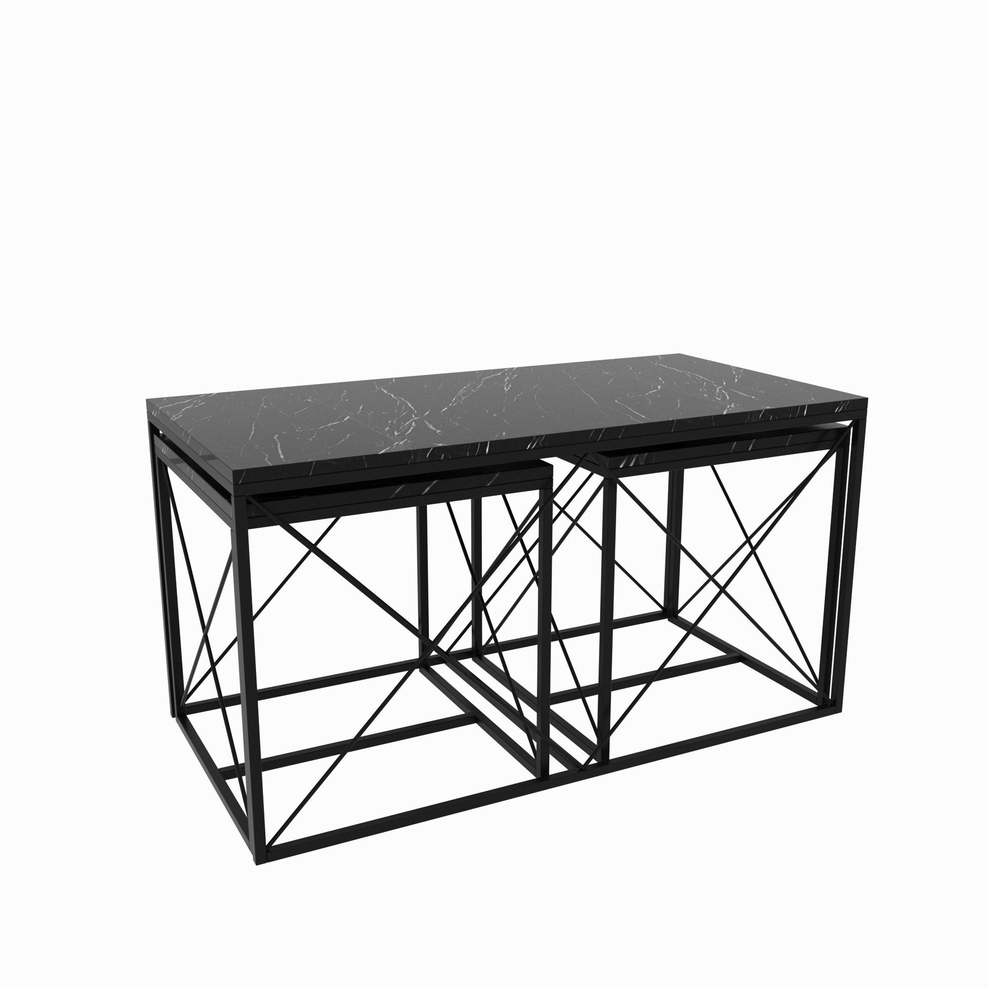 Stolić za kavu Defne - Black Marble | AG-vitahome.hr