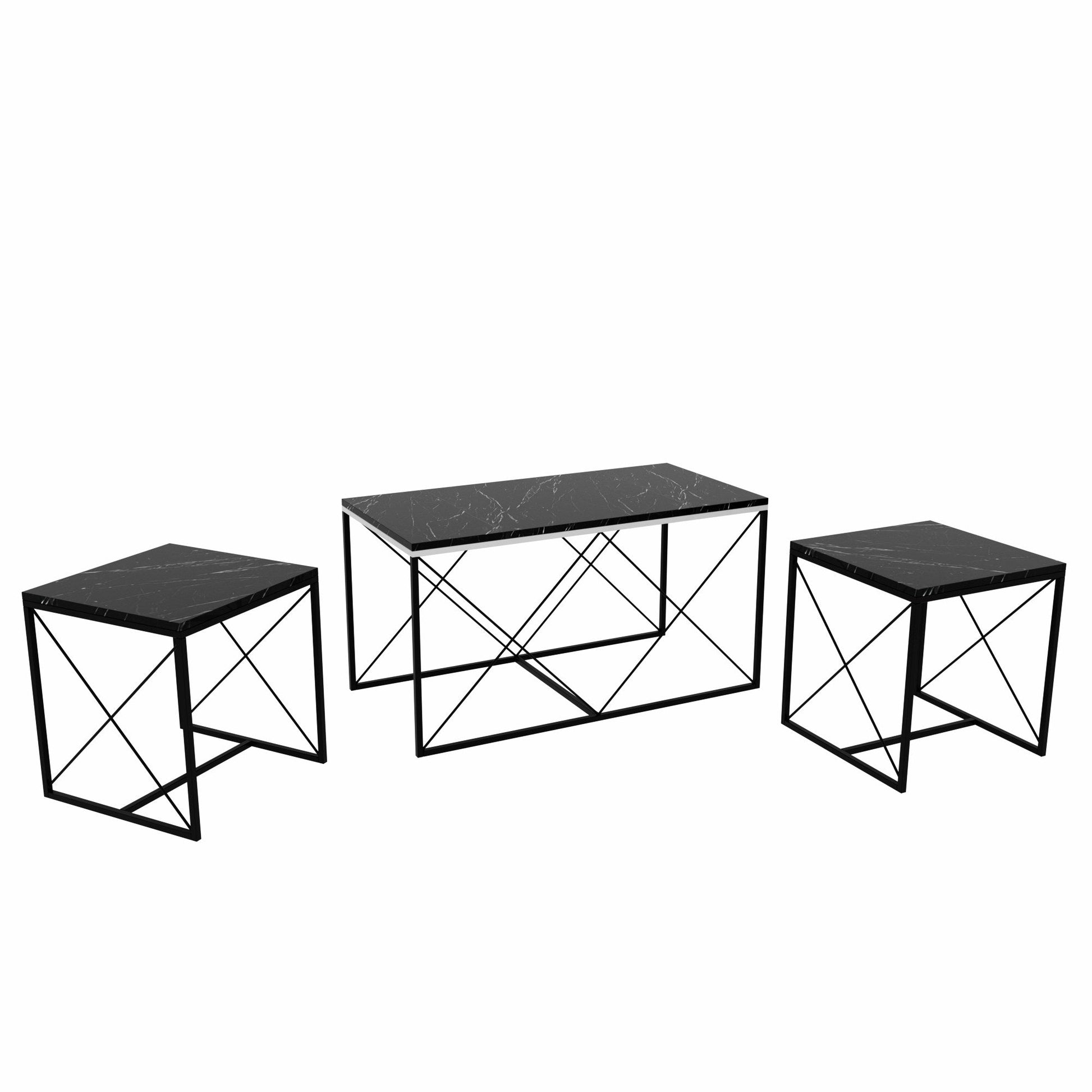 Stolić za kavu Defne - Black Marble | AG-vitahome.hr