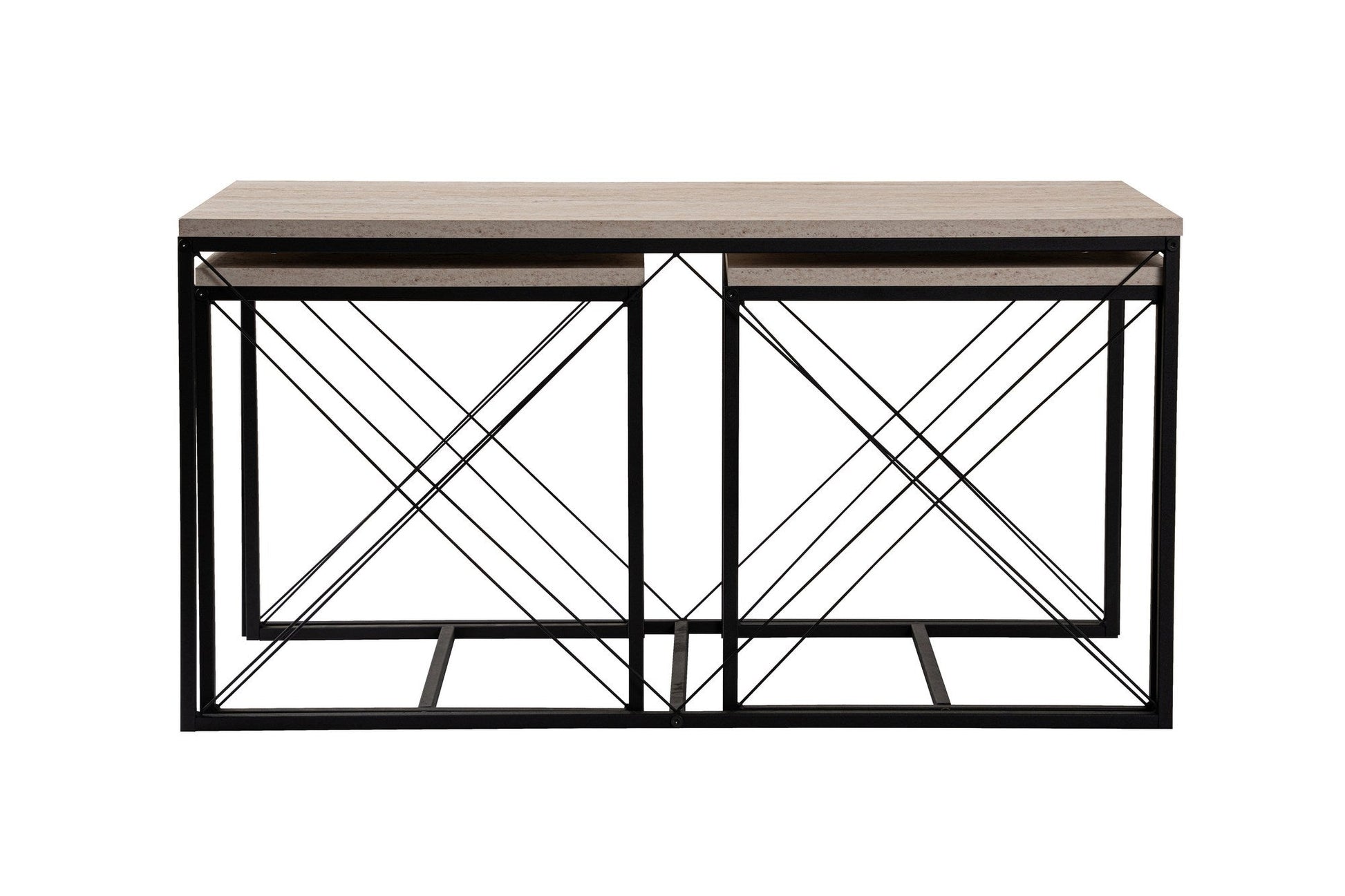 Stolić za kavu Defne - Black, Travertine | AG-vitahome.hr