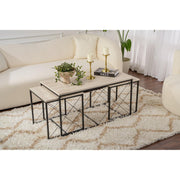 Stolić za kavu Defne - Black, Travertine | AG-vitahome.hr
