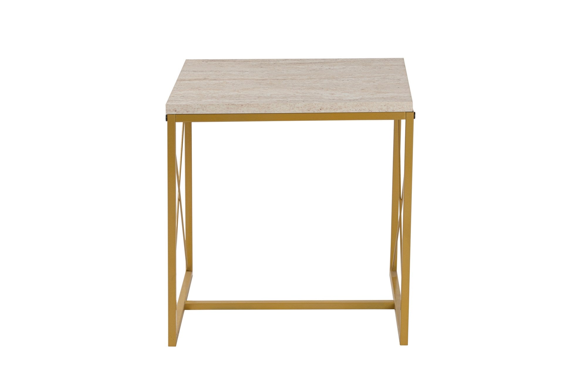 Stolić za kavu Defne - Gold, Travertine | AG-vitahome.hr