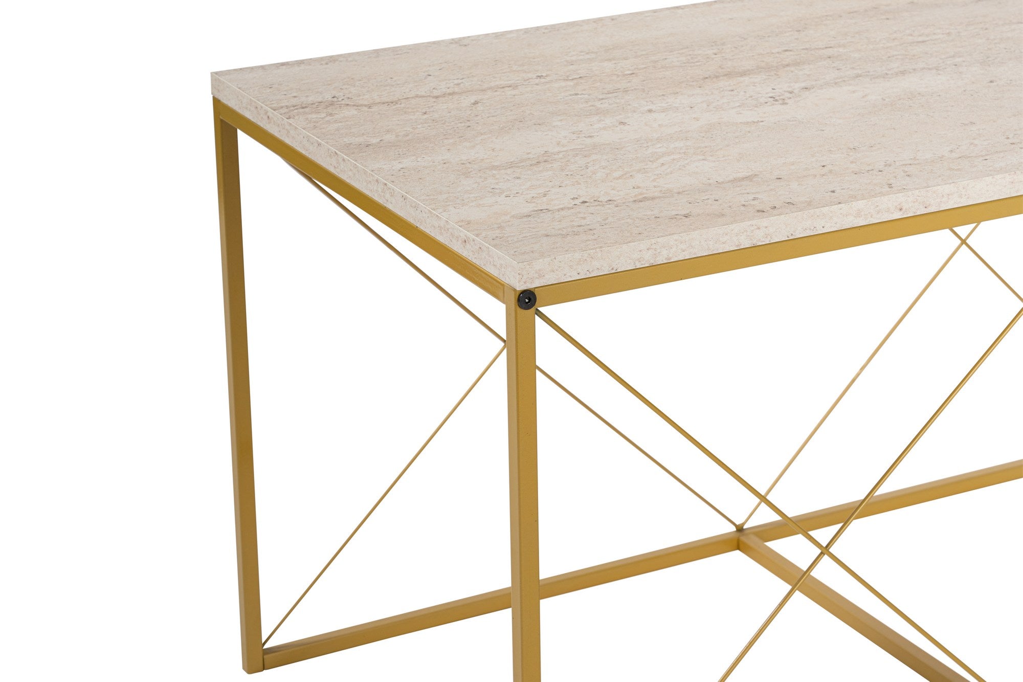 Stolić za kavu Defne - Gold, Travertine | AG-vitahome.hr