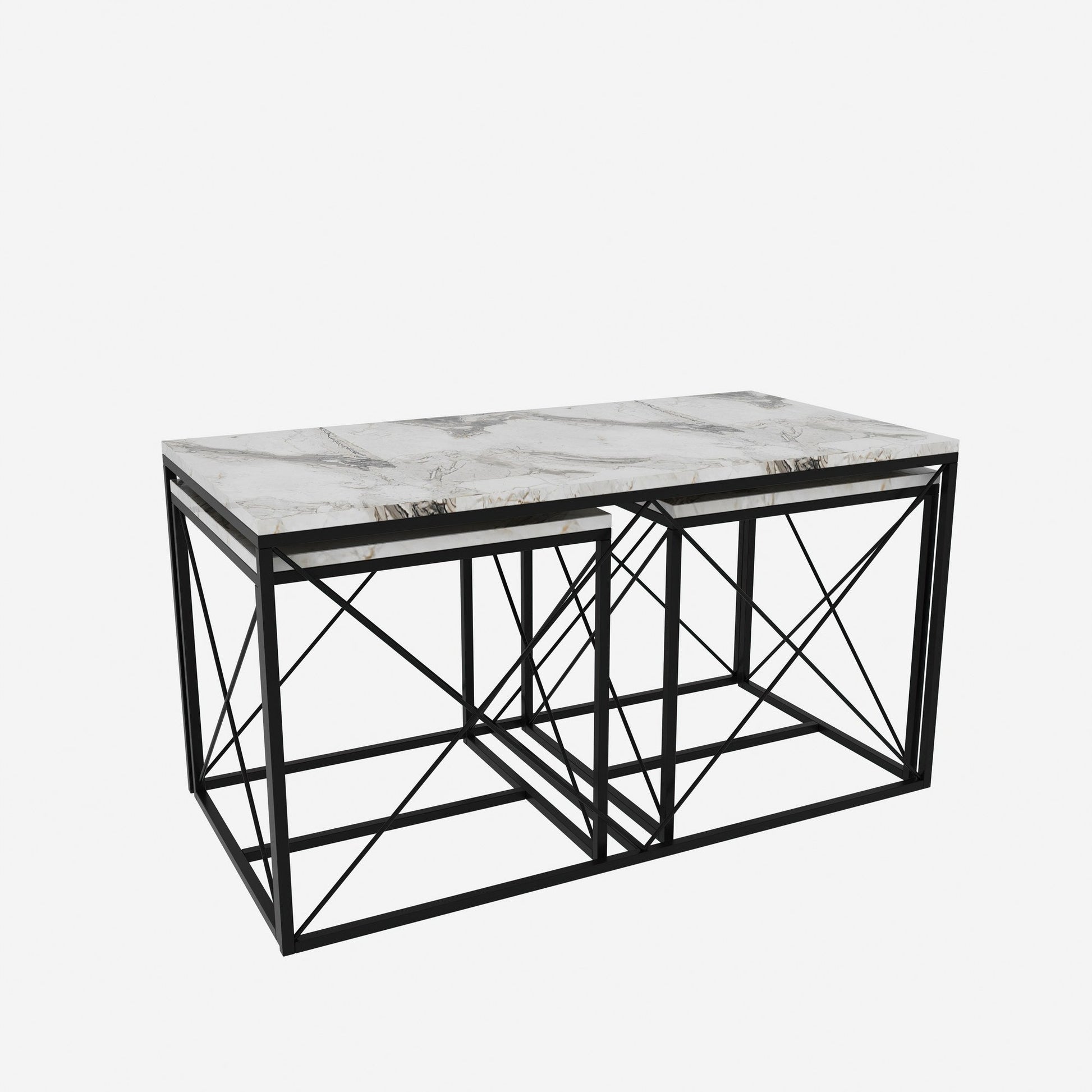 Stolić za kavu Defne - White Marble | AG-vitahome.hr