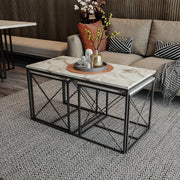 Stolić za kavu Defne - White Marble | AG-vitahome.hr