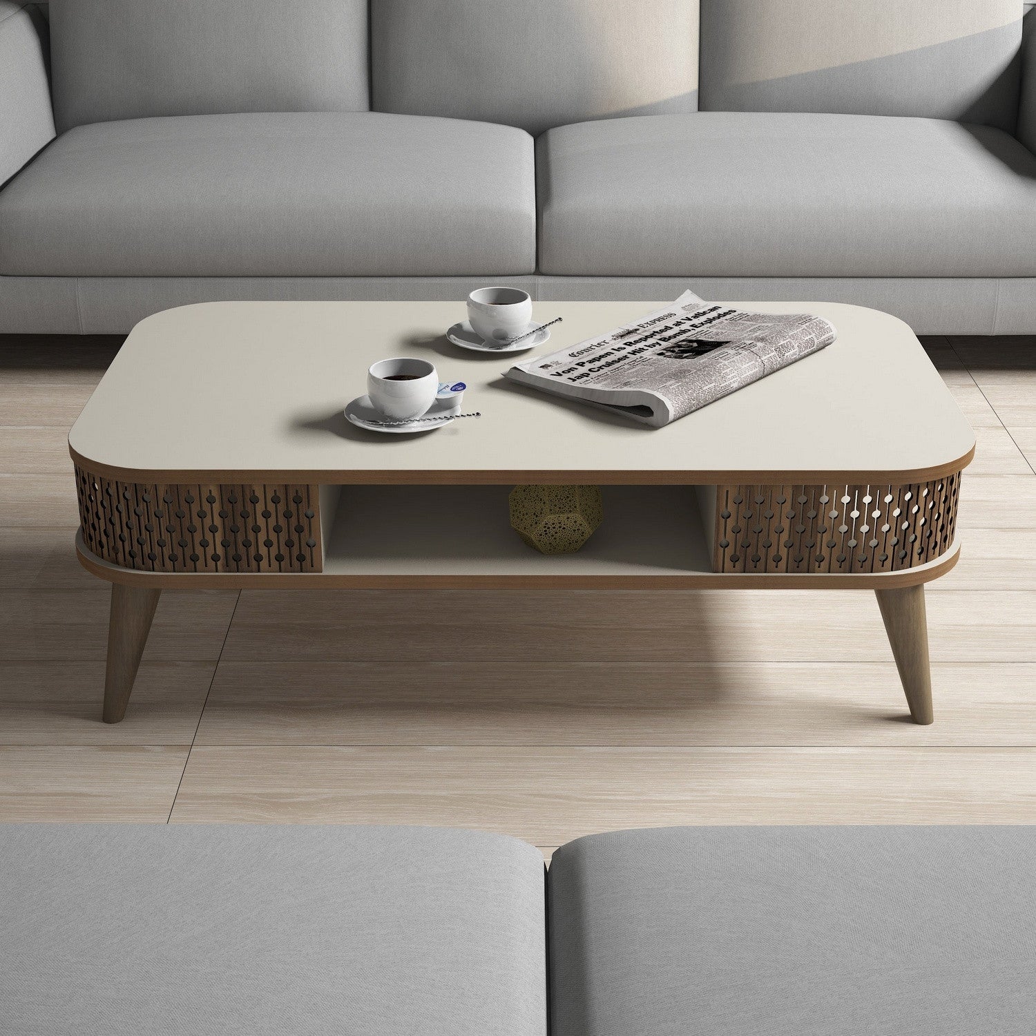 Stolić za kavu Eylül - Cream | AG-vitahome.hr