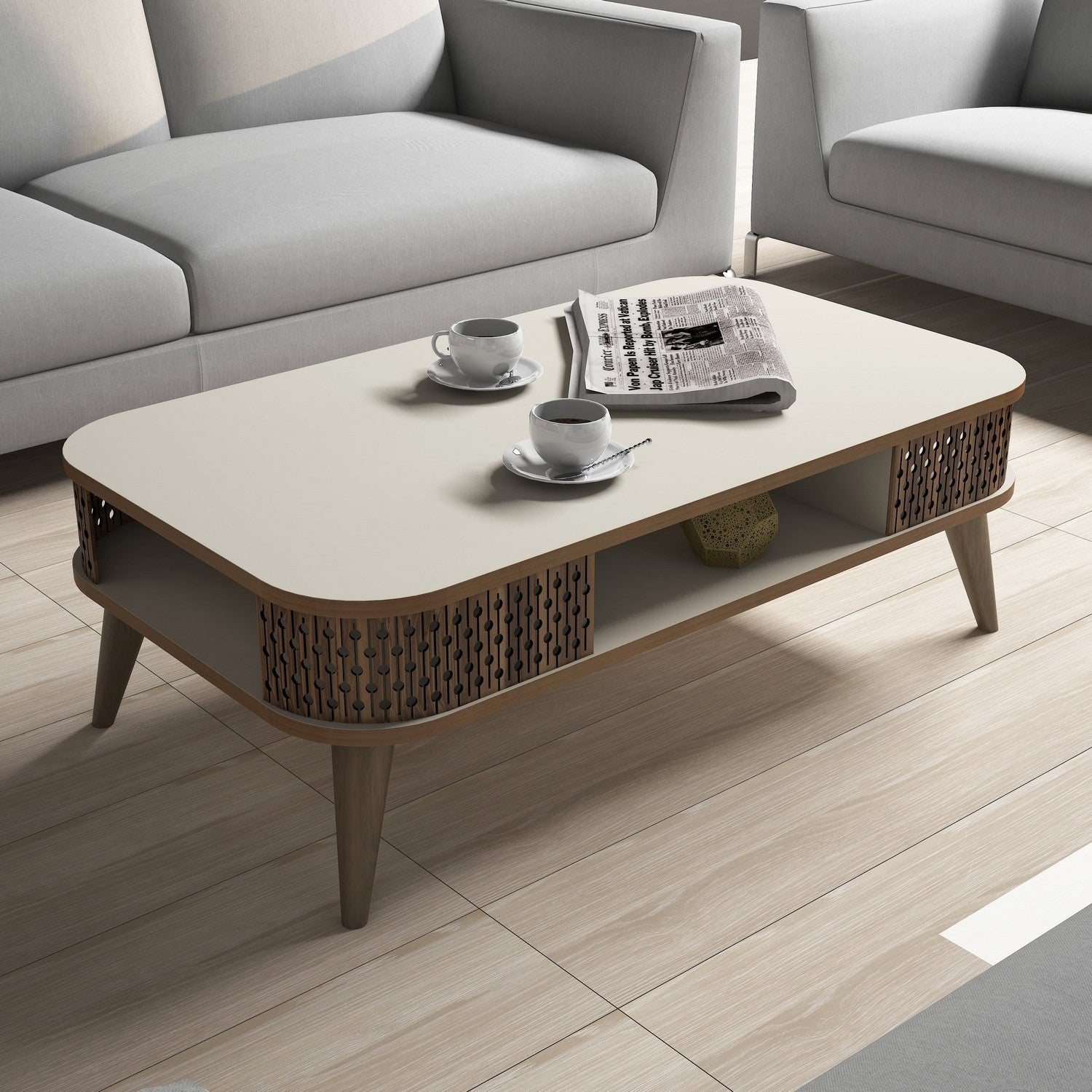 Stolić za kavu Eylül - Cream | AG-vitahome.hr