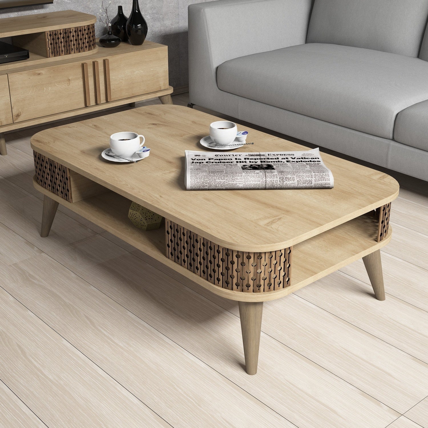 Stolić za kavu Eylül - Oak | AG-vitahome.hr