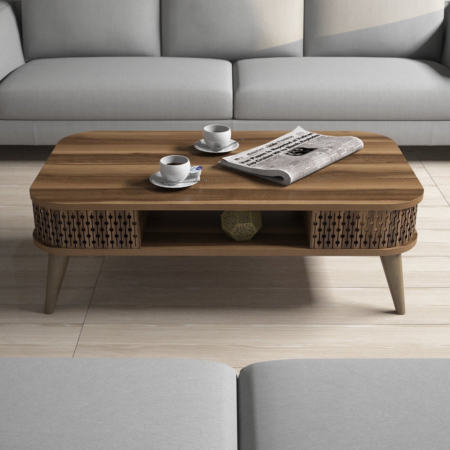 Stolić za kavu Eylül - Walnut | AG-vitahome.hr
