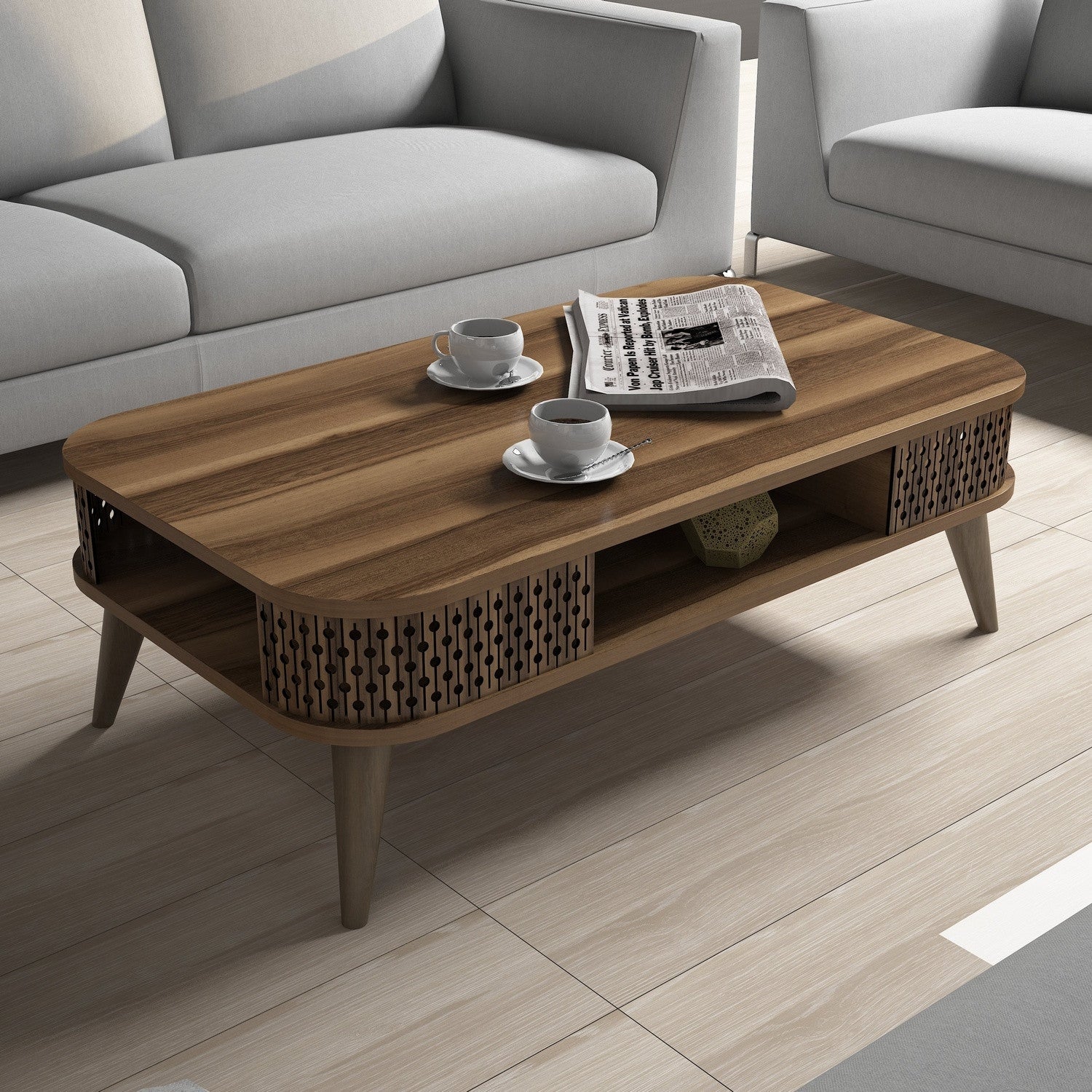 Stolić za kavu Eylül - Walnut | AG-vitahome.hr